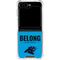 NFL Carolina Panthers Team Motto Galaxy Z Flip6 Clear Case