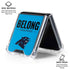 NFL Carolina Panthers Team Motto Galaxy Z Flip6 Clear Case
