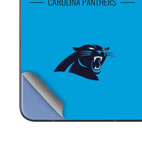 NFL Carolina Panthers Team Motto Galaxy Z Fold5 5G Skin