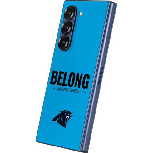 NFL Carolina Panthers Team Motto Galaxy Z Fold6 Skin