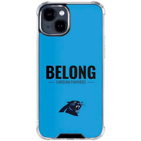 NFL Carolina Panthers Team Motto iPhone 15 Clear Case