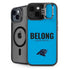 NFL Carolina Panthers Team Motto iPhone 15 Kickstand Case