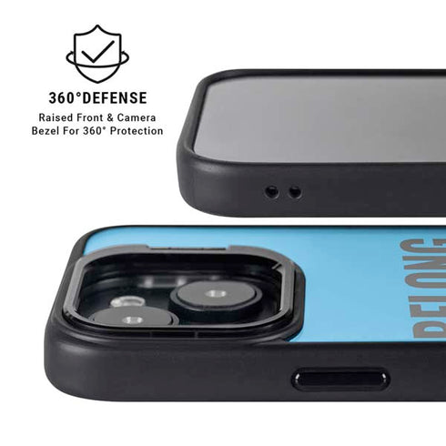 NFL Carolina Panthers Team Motto iPhone 15 Kickstand Case