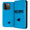 NFL Carolina Panthers Team Motto iPhone 15 Pro Folio Case