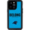 NFL Carolina Panthers Team Motto iPhone 15 Pro Waterproof Case