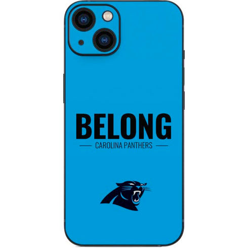 NFL Carolina Panthers Team Motto iPhone 15 Skin