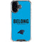 NFL Carolina Panthers Team Motto iPhone 16 Plus Clear Case