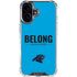NFL Carolina Panthers Team Motto iPhone 16 Plus Clear Case