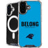 NFL Carolina Panthers Team Motto iPhone 16 Plus MagSafe Case