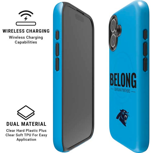 NFL Carolina Panthers Team Motto iPhone 16 Plus Magsafe Impact Case