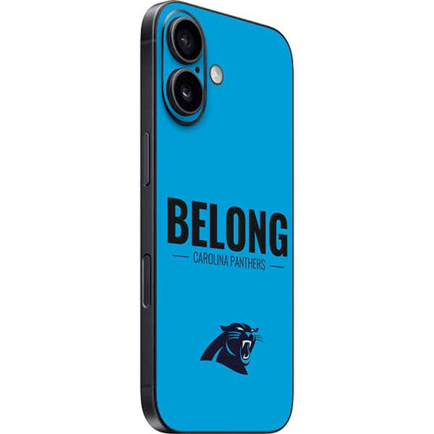 NFL Carolina Panthers Team Motto iPhone 16 Plus Skin