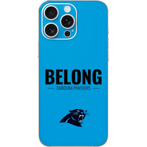NFL Carolina Panthers Team Motto iPhone 16 Pro Max Skin