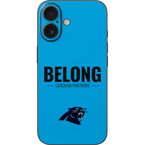 NFL Carolina Panthers Team Motto iPhone 16 Skin
