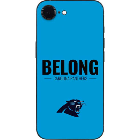 NFL Carolina Panthers Team Motto iPhone 16e Skin