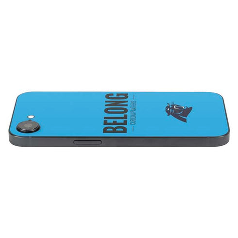 NFL Carolina Panthers Team Motto iPhone 16e Skin