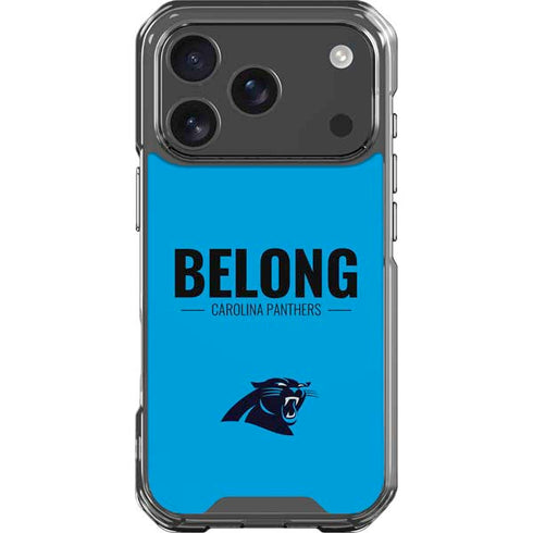 NFL Carolina Panthers Team Motto iPhone 18 Pro Clear Case