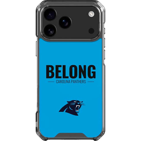 NFL Carolina Panthers Team Motto iPhone 18 Pro Max Clear Case