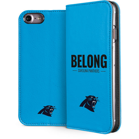 NFL Carolina Panthers Team Motto iPhone 8 Folio Case