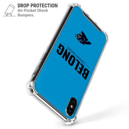 NFL Carolina Panthers Team Motto iPhone X/XS Clear Case