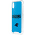 NFL Carolina Panthers Team Motto iPhone XS Clear Case