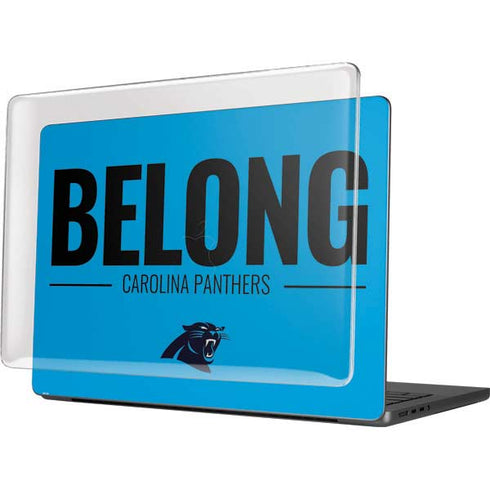 NFL Carolina Panthers Team Motto MacBook Pro 14in (2021-24) Case plus Skin