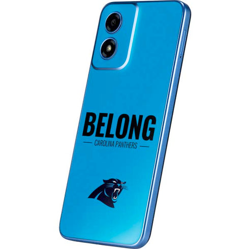 NFL Carolina Panthers Team Motto Moto G Play 4G (2024) Skin