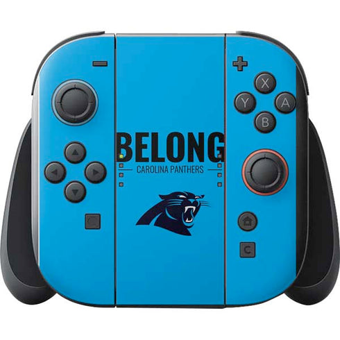 NFL Carolina Panthers Team Motto Nintendo Switch 2 (2025) with Joy-Con Skin