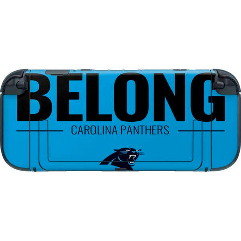 NFL Carolina Panthers Team Motto Nintendo Switch 2 (2025) with Joy-Con Skin