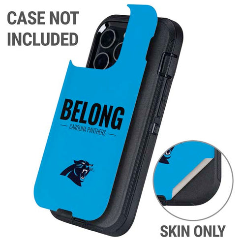NFL Carolina Panthers Team Motto Otterbox Defender iPhone Skin