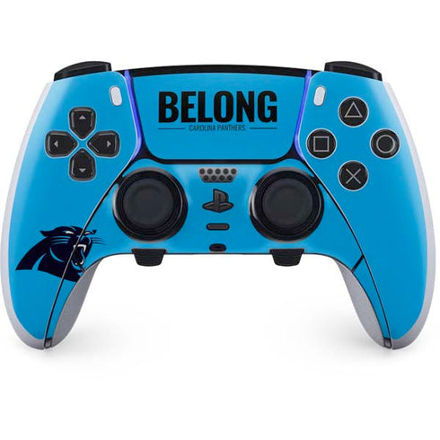 NFL Carolina Panthers Team Motto PS5 DualSense Edge Pro Controller Skin