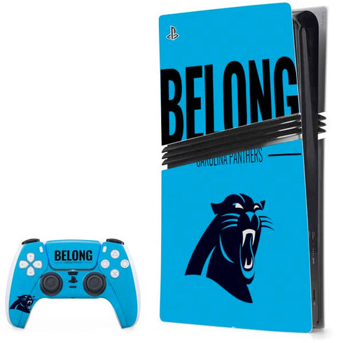 NFL Carolina Panthers Team Motto PlayStation PS5 Skins