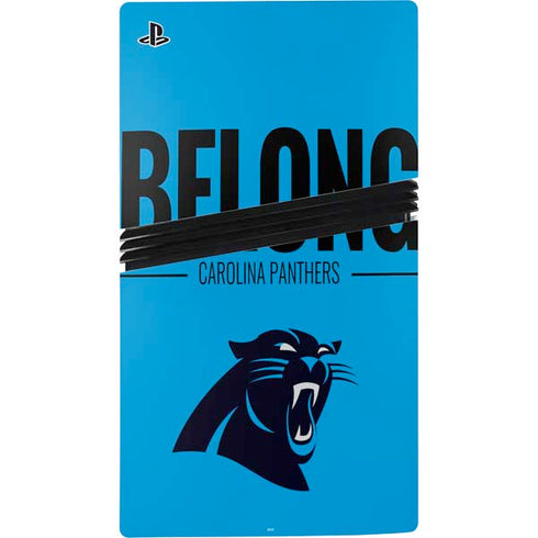NFL Carolina Panthers Team Motto PS5 Pro Console Skin