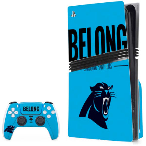 NFL Carolina Panthers Team Motto PlayStation PS5 Skins