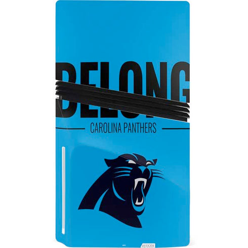 NFL Carolina Panthers Team Motto PS5 Pro Disk Console Skin