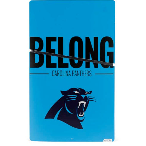 NFL Carolina Panthers Team Motto PS5 Slim Digital Edition Console Skin