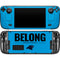 NFL Carolina Panthers Team Motto Steam Deck Handheld Gaming Computer OLED Skin