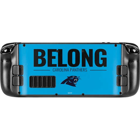NFL Carolina Panthers Team Motto Steam Deck Handheld Gaming Computer Skin