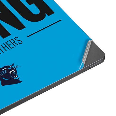 NFL Carolina Panthers Team Motto Surface Laptop 7 13.8in Skin