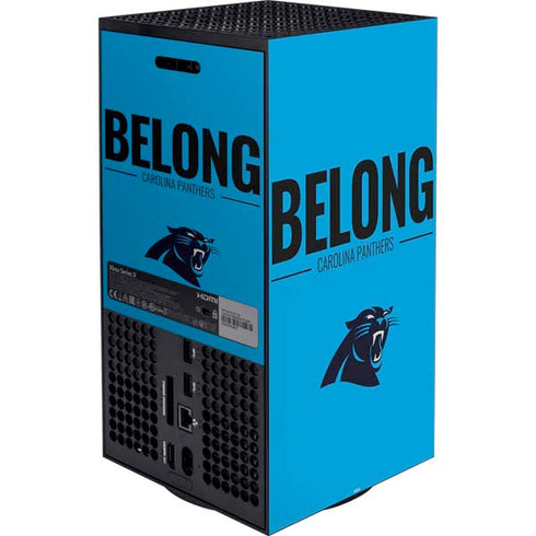 NFL Carolina Panthers Team Motto XBox Series X Digital Edition Bundle Skin