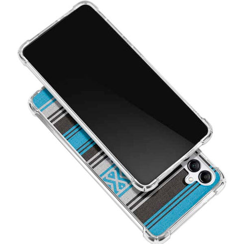 NFL Carolina Panthers Trailblazer Galaxy A16 5G Clear Case