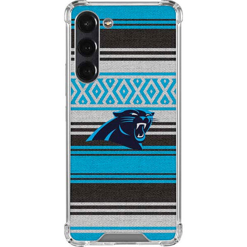 NFL Carolina Panthers Trailblazer Galaxy S24 FE Clear Case
