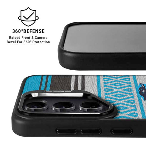 NFL Carolina Panthers Trailblazer Galaxy S25 Kickstand Case