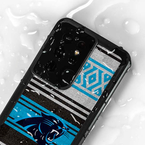 NFL Carolina Panthers Trailblazer Galaxy S24 Ultra Waterproof Case