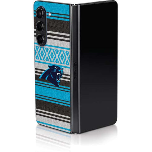 NFL Carolina Panthers Trailblazer Galaxy Z Fold5 5G Skin
