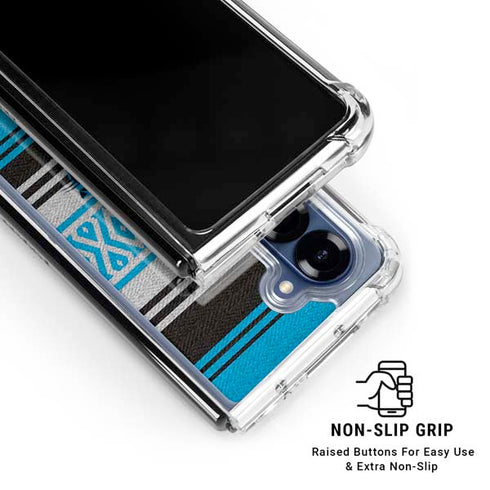 NFL Carolina Panthers Trailblazer Galaxy Z Fold6 Clear Case