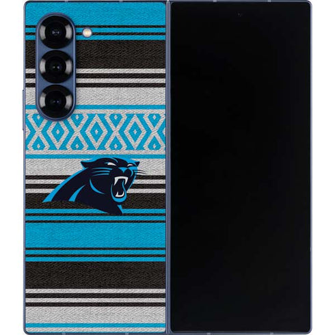 NFL Carolina Panthers Trailblazer Galaxy Z Fold6 Skin