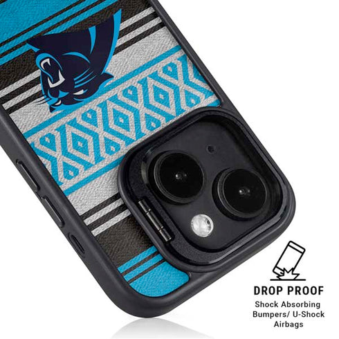 NFL Carolina Panthers Trailblazer iPhone 13 Kickstand Case