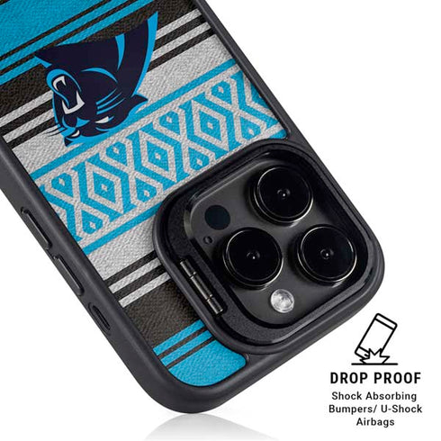 NFL Carolina Panthers Trailblazer iPhone 13 Pro Kickstand Case