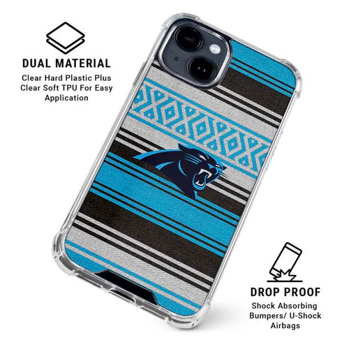 NFL Carolina Panthers Trailblazer iPhone 15 Clear Case