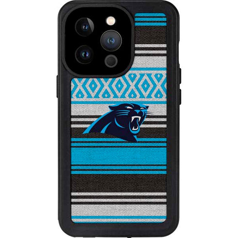 NFL Carolina Panthers Trailblazer iPhone 15 Pro Waterproof Case